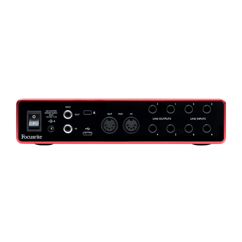 کارت صدا فوکوسرایت Focusrite Scarlett 8i6 3rd Gen