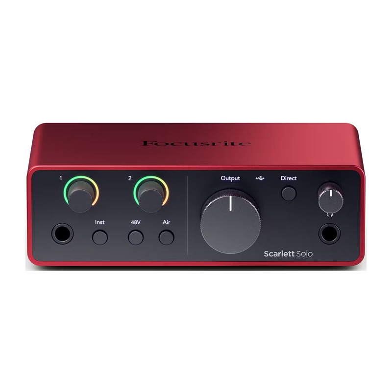 قیمت خرید فروش کارت صدا فوکوسرایت Focusrite Scarlett Solo 4th Gen