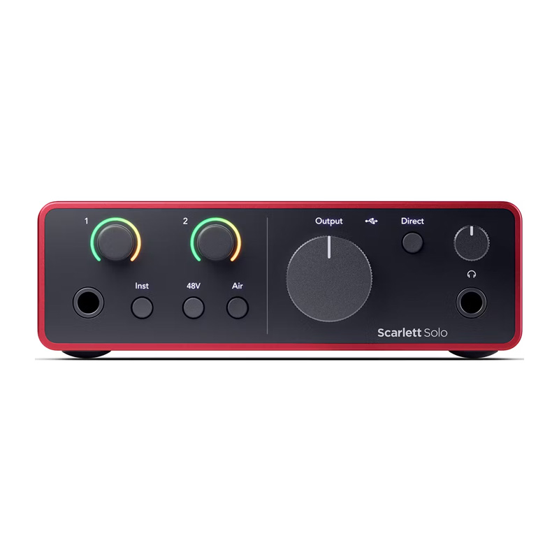 کارت صدا فوکوسرایت Focusrite Scarlett Solo 4th Gen
