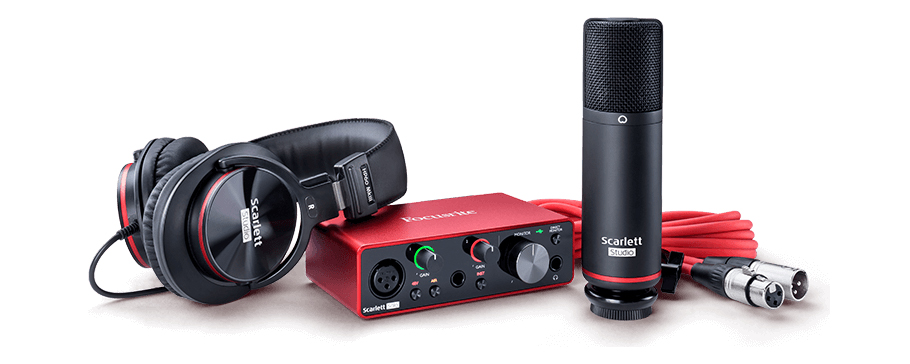 کارت صدا Focusrite Scarlett Solo Studio 3rd Gen Recording Bundle