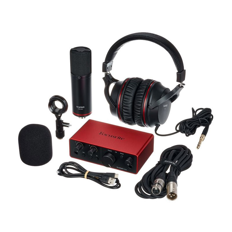قیمت خرید فروش کارت صدا فوکوسرایت Focusrite Scarlett Solo Studio 4th Gen