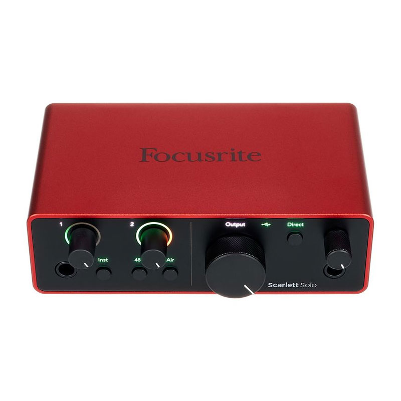 کارت صدا فوکوسرایت Focusrite Scarlett Solo Studio 4th Gen