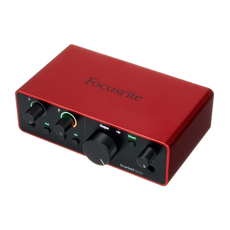 کارت صدا فوکوسرایت Focusrite Scarlett Solo Studio 4th Gen