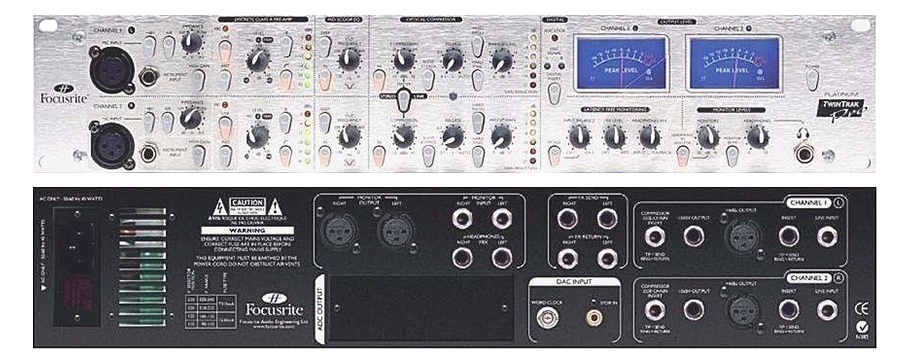 پری آمپ  Focusrite Twin Track Pro
