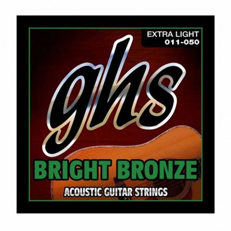 قیمت خرید فروش سیم گیتار آکوستیک جی اچ اس GHS Bright Bronze Acoustic Guitar Strings 11-50