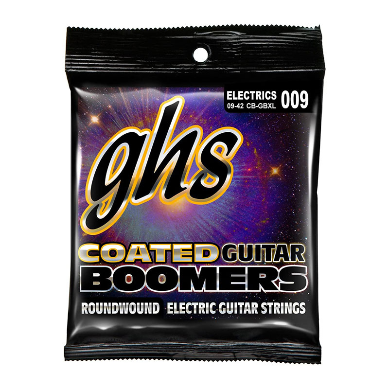 سیم گیتار الکتریک جی اچ اس GHS Coated Boomers Electric Guitar Strings 09-42