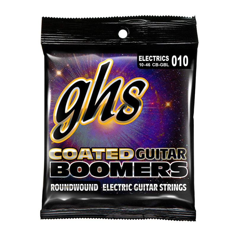 سیم گیتار الکتریک جی اچ اس GHS Coated Boomers Electric Guitar Strings 10-46