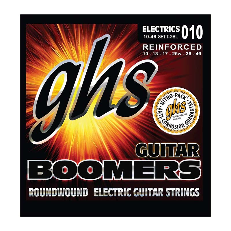 قیمت خرید فروش سیم گیتار الکتریک جی اچ اس GHS Reinforced Boomers 10-46