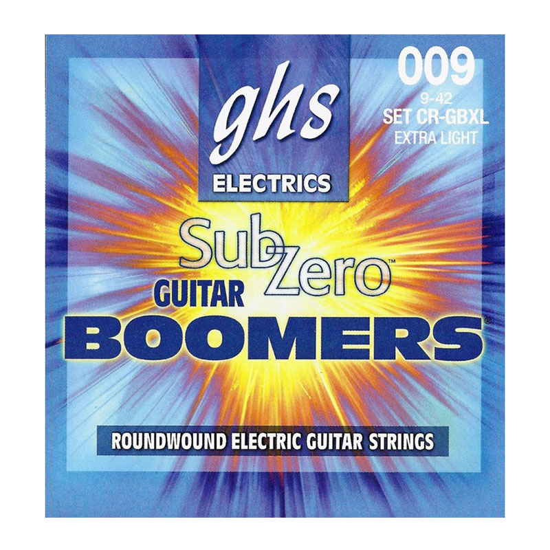 قیمت خرید فروش سیم گیتار الکتریک جی اچ اس GHS Sub-Zero Boomers Electric Guitar Strings 09-42