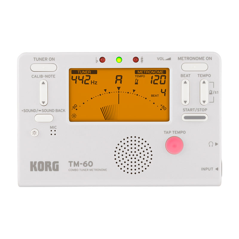 قیمت خرید فروش مترونم و تیونر کرگ Korg TM-60 - White