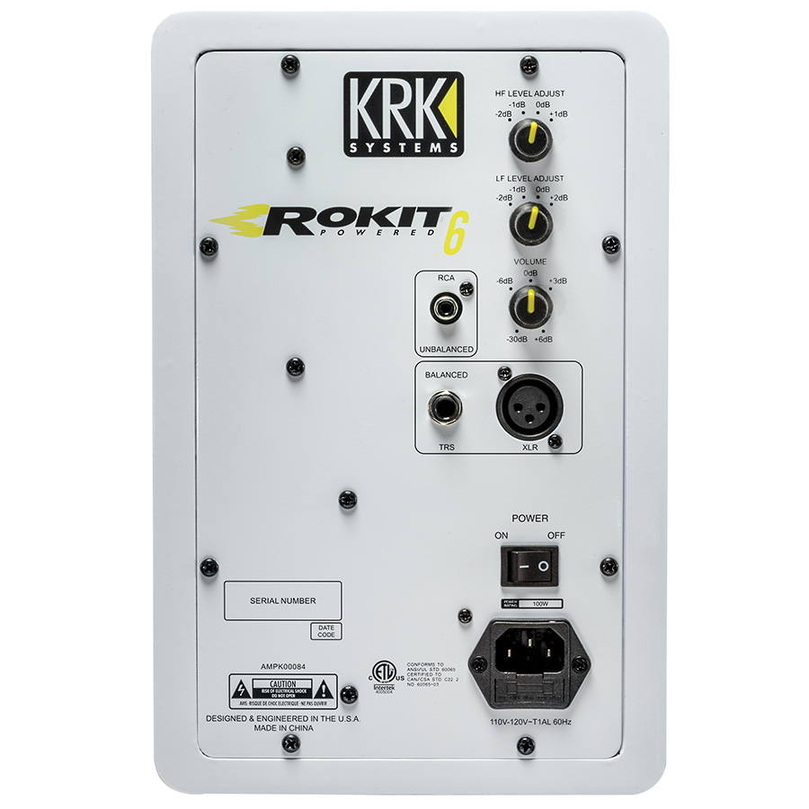 اسپیکر مانیتورینگ کی آر کی KRK Rokit 6 G3 White
