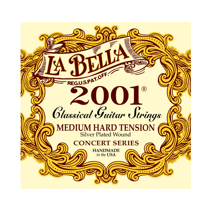 قیمت خرید فروش سیم گیتار کلاسیک لابلا La Bella 2001 Classical-Medium Hard Tension