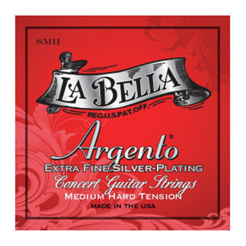 قیمت خرید فروش سیم گیتار کلاسیک لابلا La Bella SMH Argento Extra Fine Silver Plating – Medium-Hard Tension
