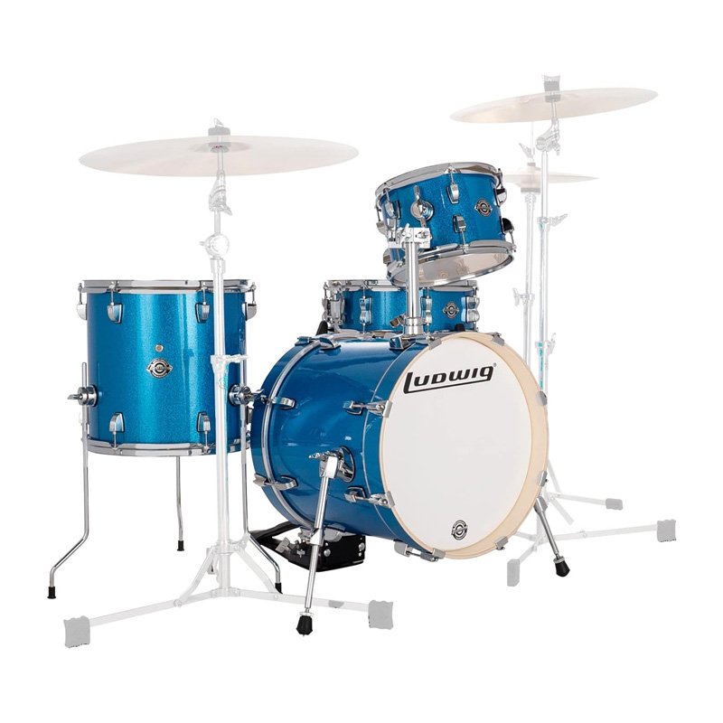 درامز آکوستیک لودویگ Ludwig Breakbeats LC2792 Blue Sparkle