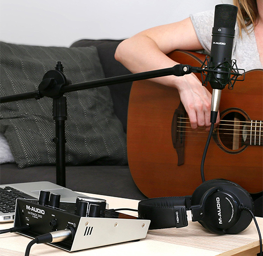 M-Audio M-Track 2x2 Vocal Studio Pro کارت صدا و پکیج استودیو