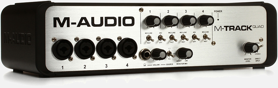 M-Audio M-Track Quad کارت صدا