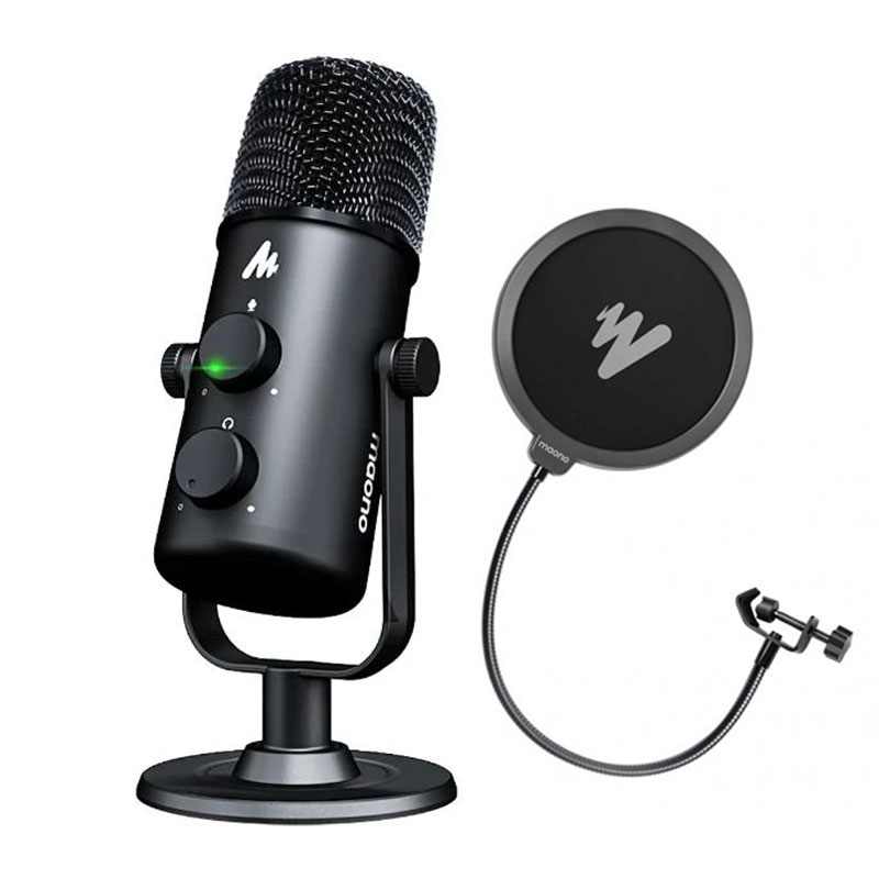 قیمت خرید فروش میکروفون یو اس بی ماونو Maono AU 903 + PF120
