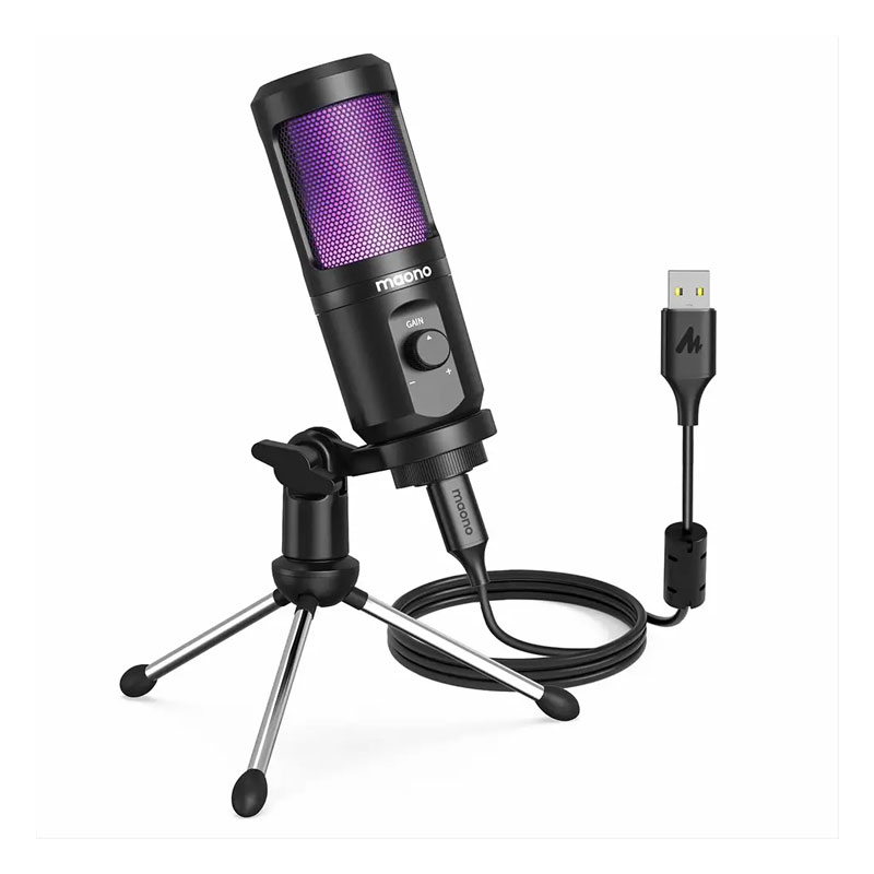 قیمت خرید فروش میکروفون یو اس بی ماونو Maono AU-PM461TR RGB