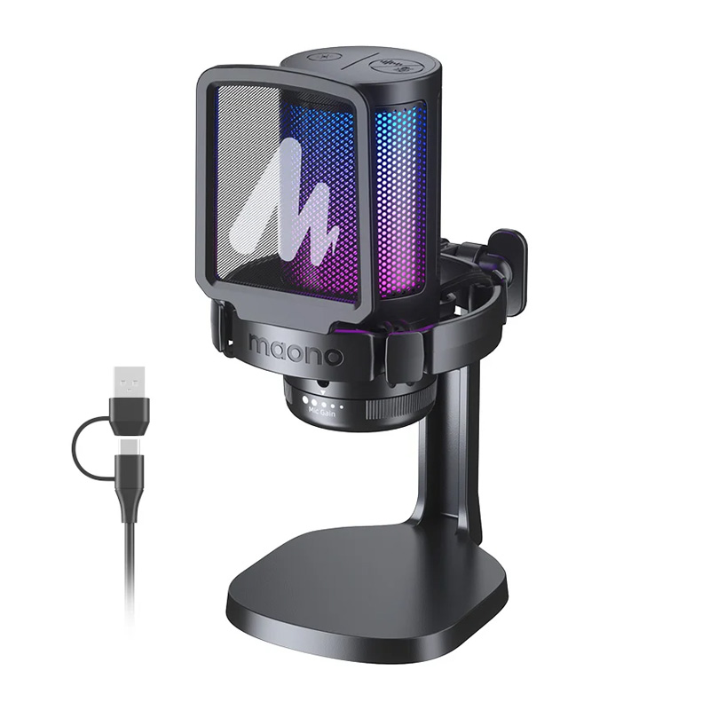 قیمت خرید فروش میکروفون یو اس بی ماونو Maono DGM20 Black