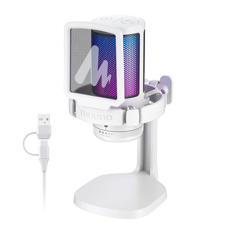 قیمت خرید فروش میکروفون یو اس بی ماونو Maono DGM20 White