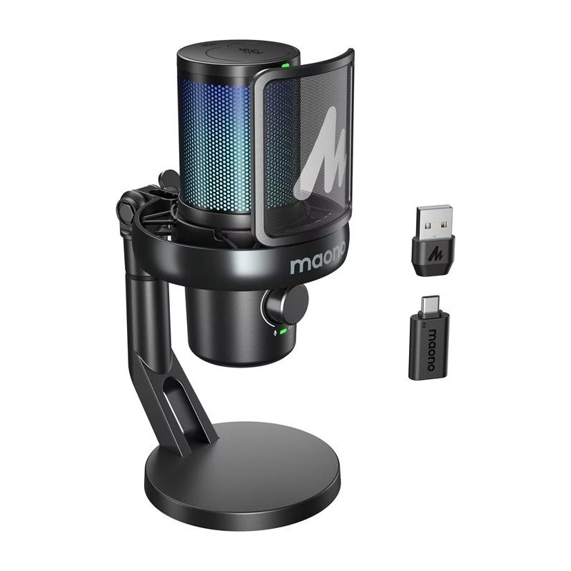 میکروفون یو اس بی ماونو Maono DM40 Pro Black