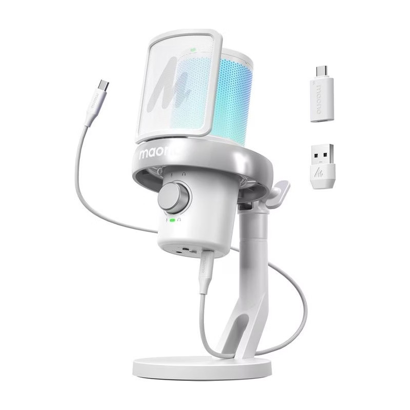 میکروفون یو اس بی ماونو Maono DM40 Pro White