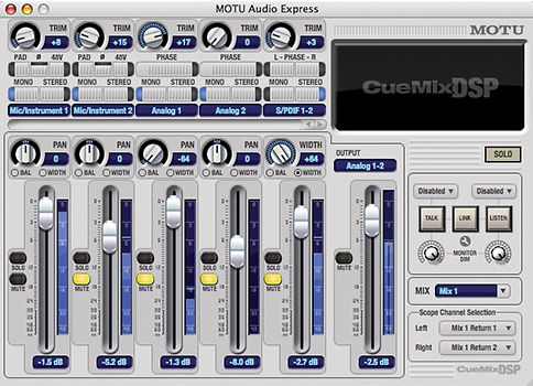Motu Audio Express کارت صدا