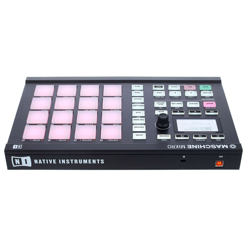 دی جی کنترلر نیتیو اینسترومنتز Native Instruments Maschine Mikro MKII Black