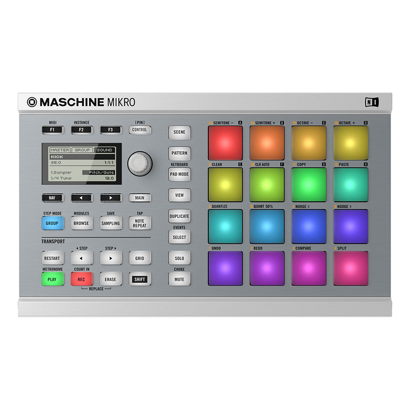 قیمت خرید فروش دی جی کنترلر نیتیو اینسترومنتز Native Instruments Maschine Mikro MKII White