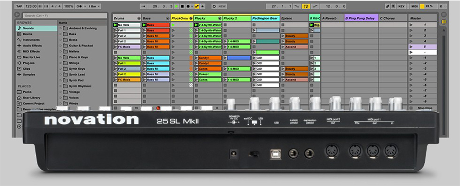 Novation 49 SL MKII میدی کنترلر