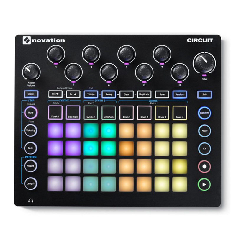 قیمت خرید فروش سینتی سایزر و پد کنترلر نویشن Novation Circuit