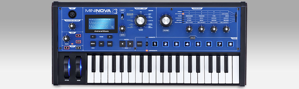 سینتی سایزر و وکودر Novation MiniNova