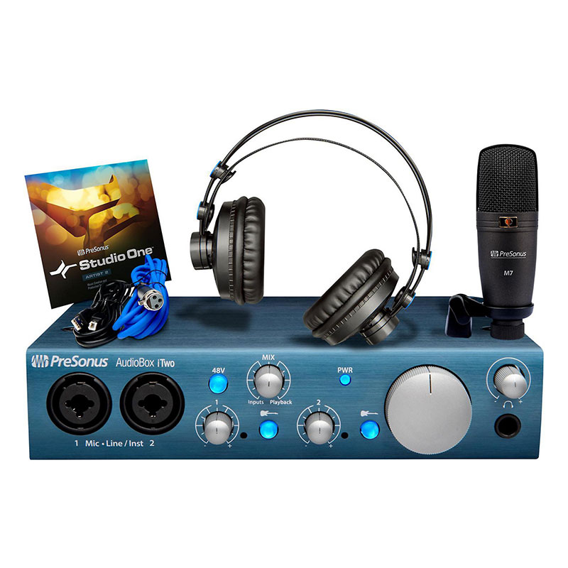 قیمت خرید فروش کارت صدا و پکیج پریسونوس Presonus AudioBox iTwo Studio
