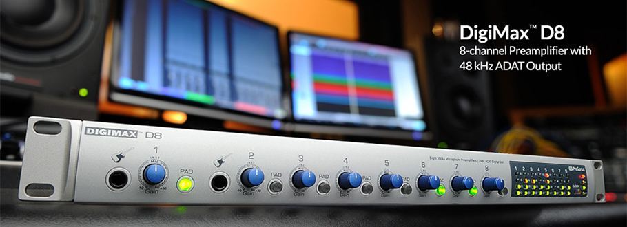  پری آمپ  Presonus DigiMAX D8