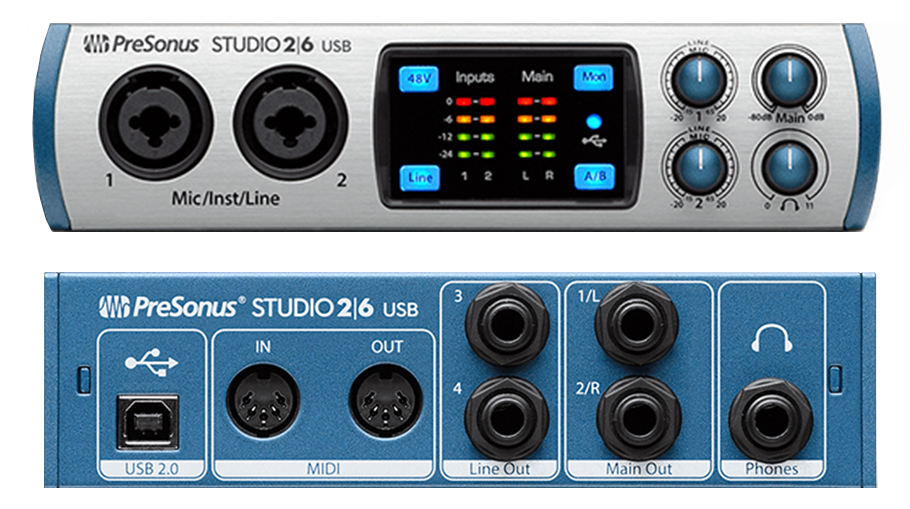 Presonus Studio 26 USB کارت صدا