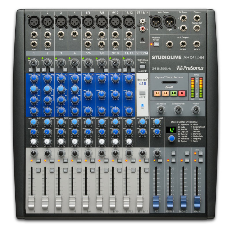 قیمت خرید فروش میکسر صدا پریسونوس Presonus StudioLive AR12 USB