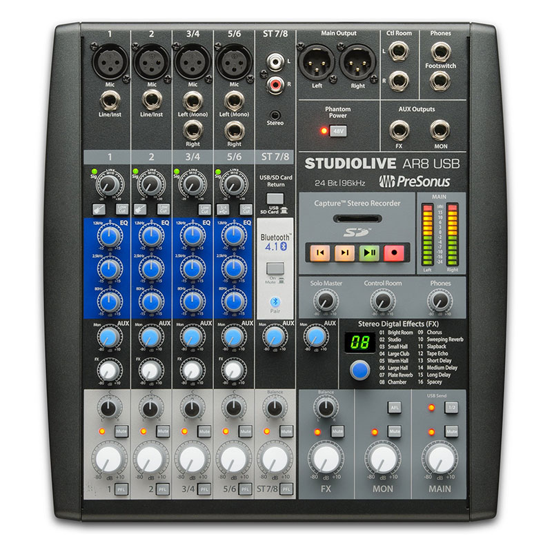 قیمت خرید فروش میکسر صدا پریسونوس Presonus StudioLive AR8 USB