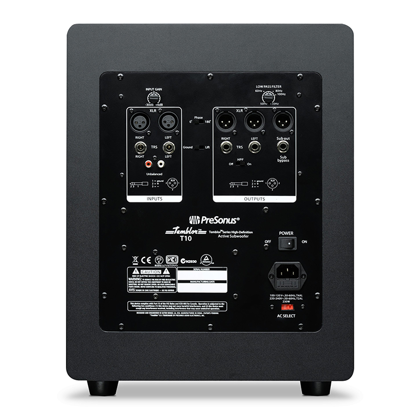 ساب ووفر مانیتورینگ پریسونوس PreSonus Temblor T10