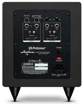 PreSonus Temblor T8 ساب ووفر مانیتورینگ