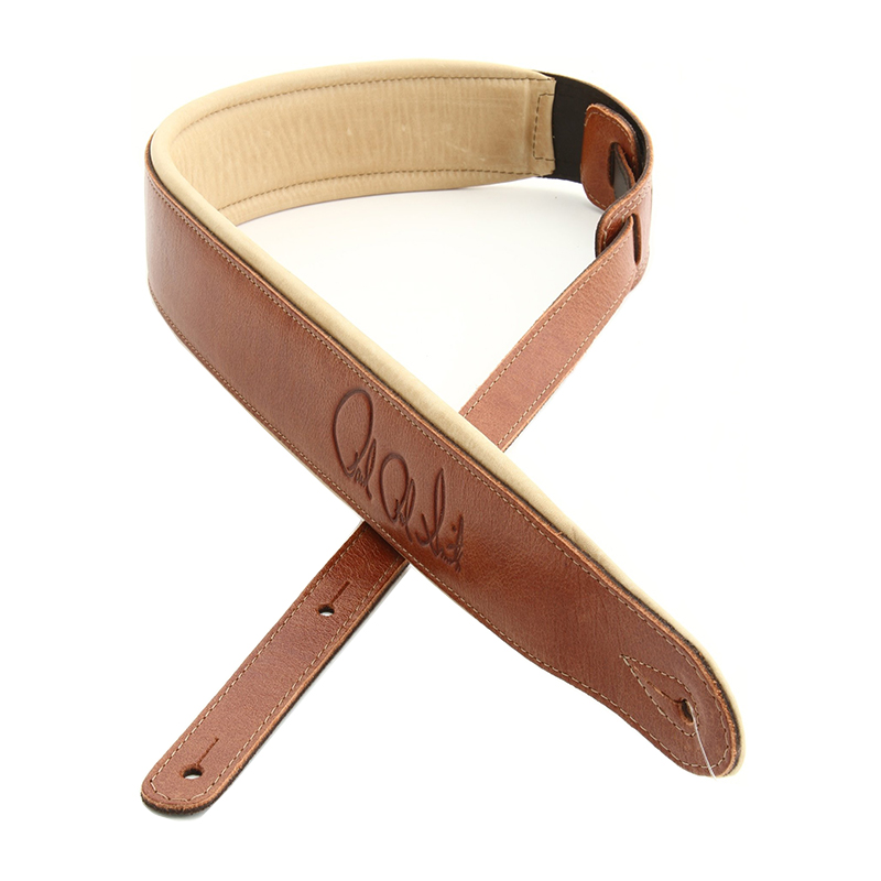 قیمت خرید فروش بند گیتار پی آر اس Prs Leather Signature Strap-Cognac and Tan