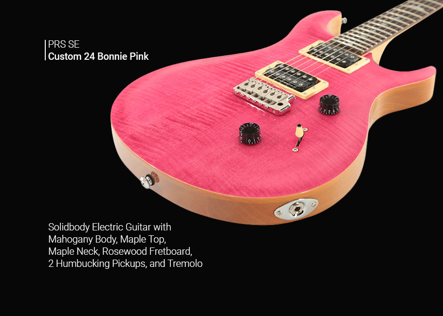گیتار الکتریک PRS SE Custom 24 Bonnie Pink