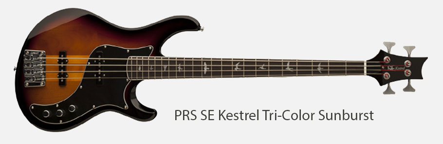 یتار بیس  PRS SE Kestrel Tri-Color Sunburst