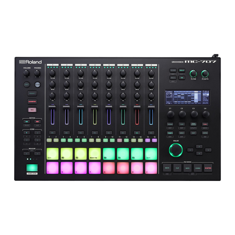 قیمت خرید فروش سینتی سایزر رولند Roland MC 707