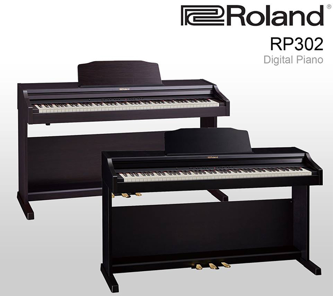Roland RP302-Rosewood پیانو دیجیتال