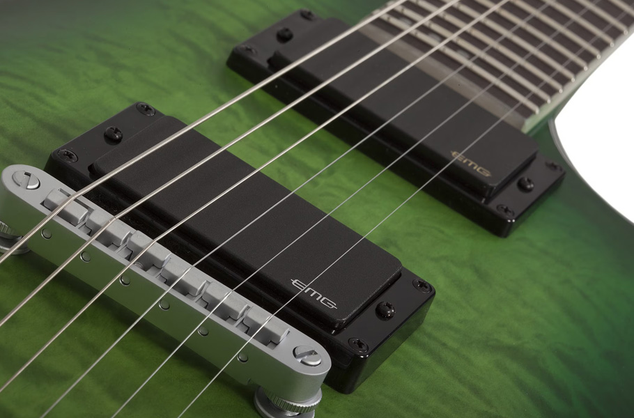 گیتار الکتریک Schecter C 1 Platinum Satin Green Burst گیتار الکتریک Schecter C 1 Platinum Satin Green Burst