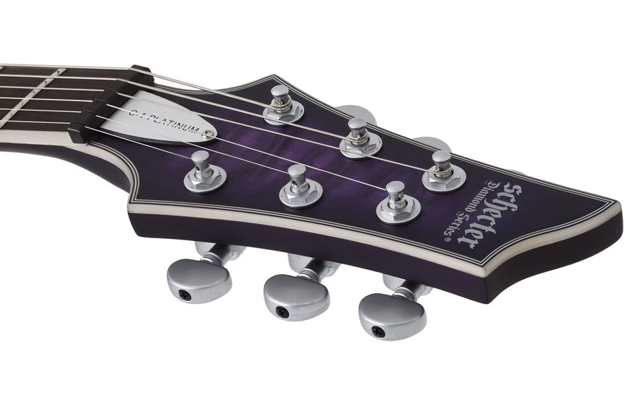 گیتار الکتریک Schecter C 1 Platinum Satin Purple Burst