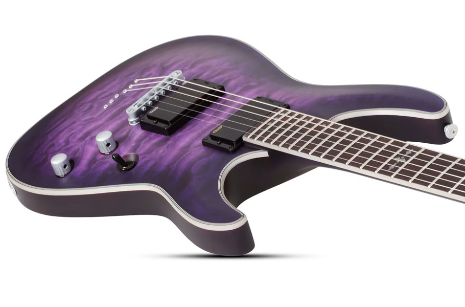 گیتار الکتریک Schecter C 1 Platinum Satin Purple Burst