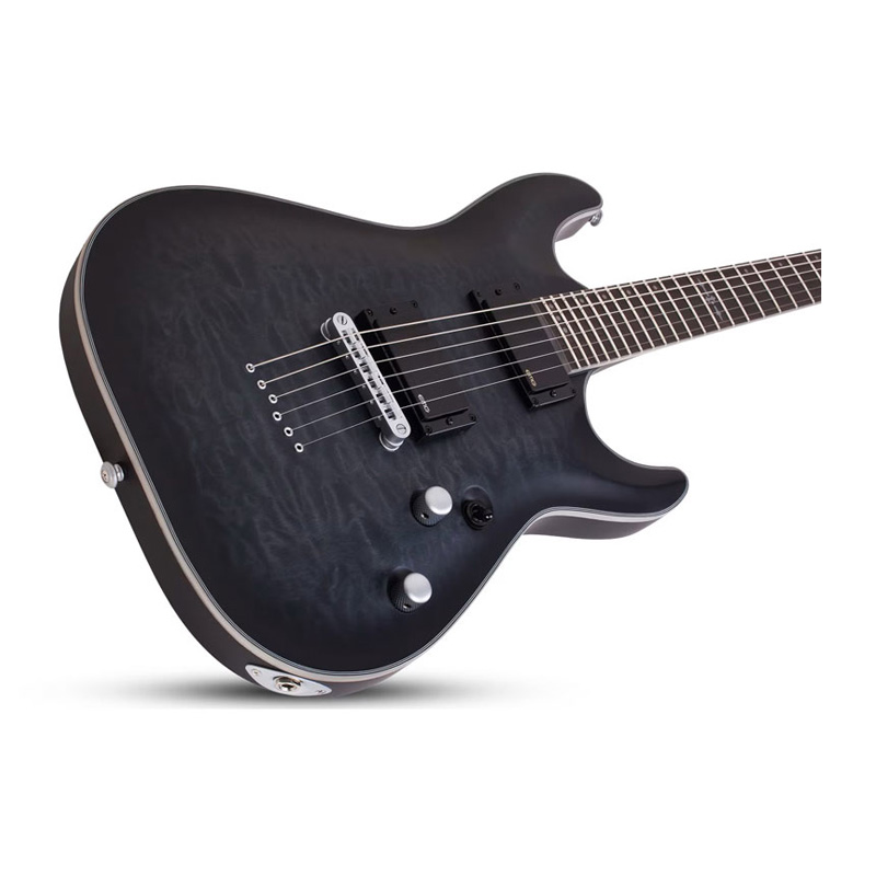 گیتار الکتریک شکتر Schecter C 1 Platinum See Thru Black Satin