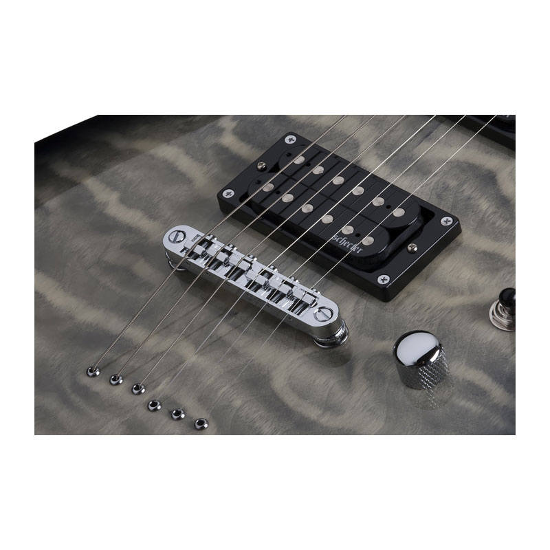 گیتار الکتریک شکتر Schecter C 6 Plus Charcoal Burst