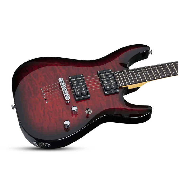 گیتار الکتریک شکتر Schecter C 6 Plus See Thru Cherry Burst
